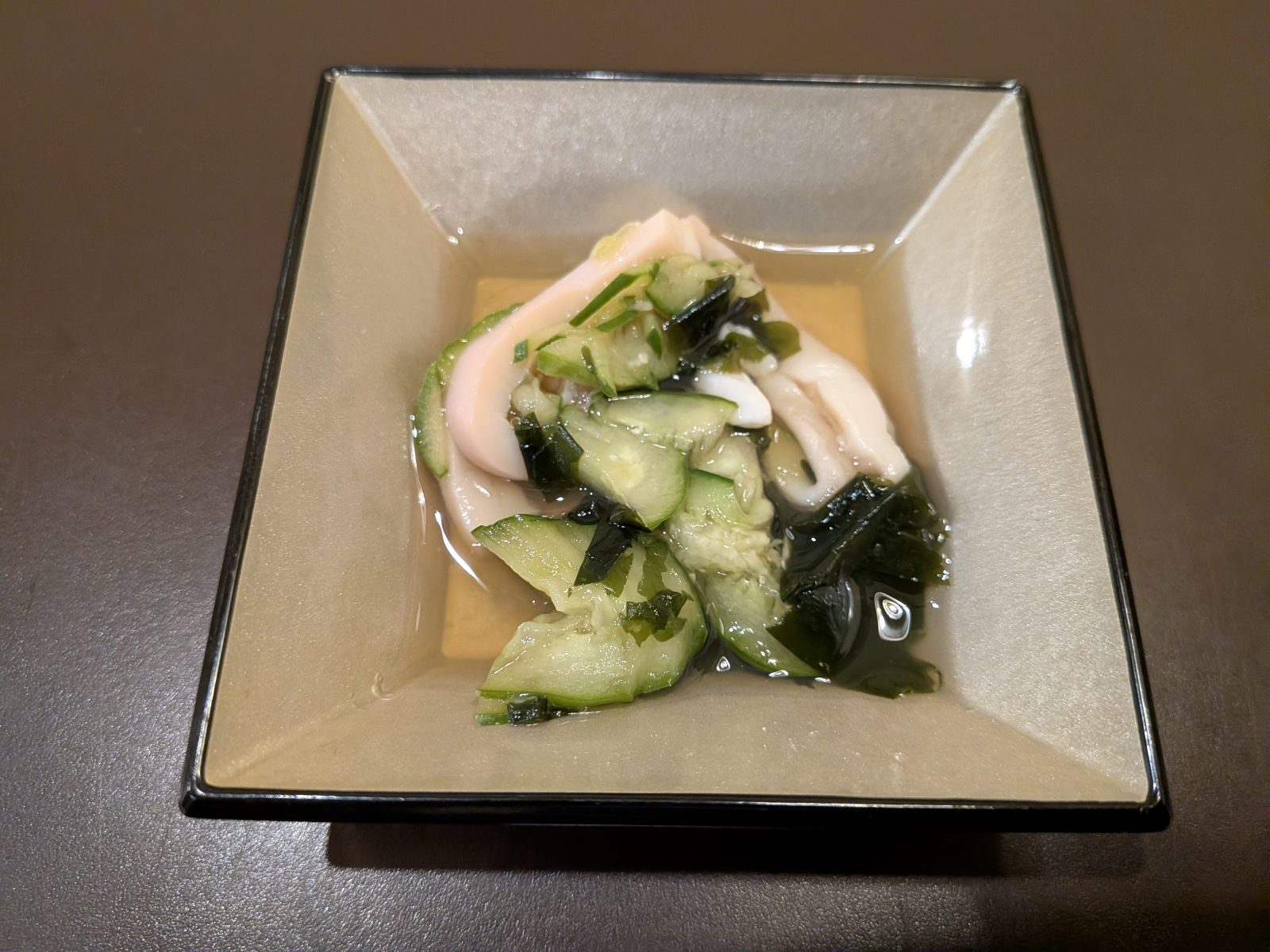たこと胡瓜の酢の物|豊中の沖縄料理居酒屋まあさん